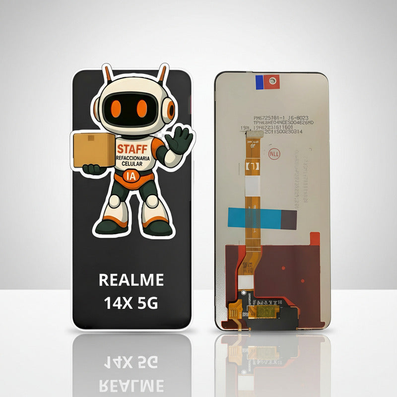 Pantalla Compatible Realme 14x 5g  Alta Calidad Premium Negro