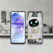 Pantalla Display Oled Para Samsung A55 Con Marco Premium Negro