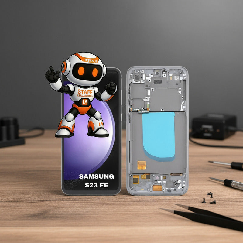 Pantalla Display Premium S23 Fe Táctil Con Marco Negro