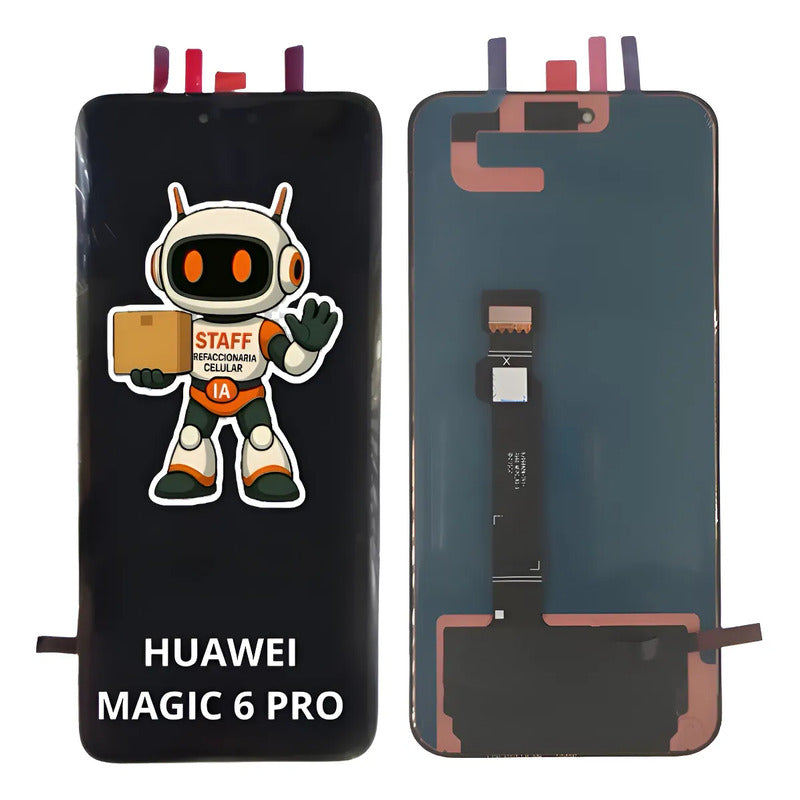 Pantalla Módulo Display/táctil Staff Cedis Magic 6 Pro Negro