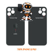 Tapa Trasera iPhone 12 Pro Negra  Alta Calidad Premium