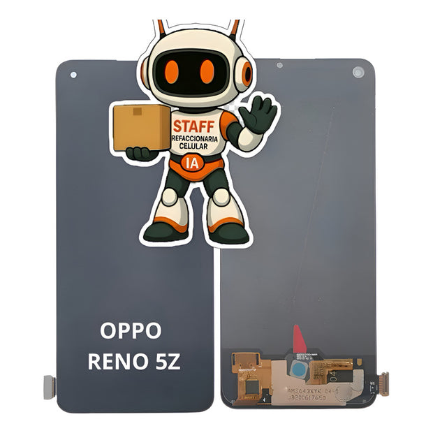 Pantalla Compatible Oppo Reno 5z Oled  Alta Calidad Premium Negro
