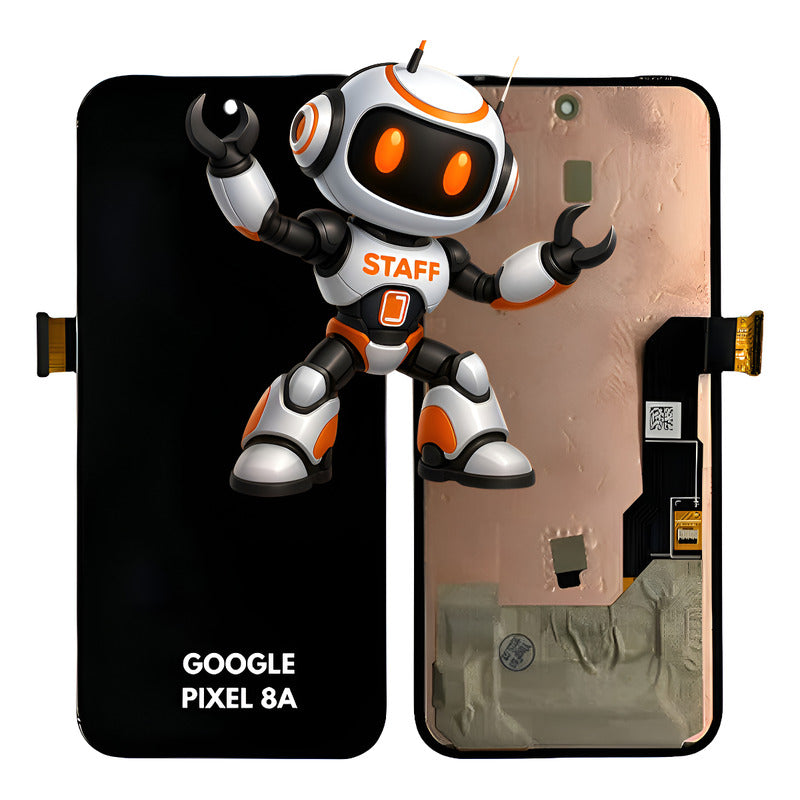 Pantalla Compatible Google Pixel 8a Alta Calidad Premium Negro
