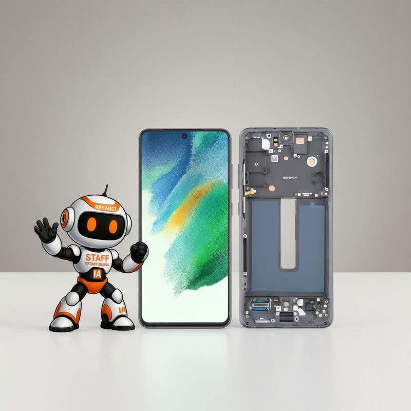 Pantalla Compatible Samsung S21 Fe Premium C Marco Negro