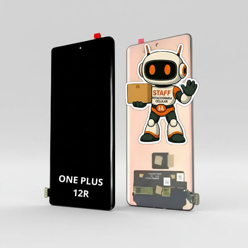 Pantalla  One Plus 12r Oled Alta Calidad Premium Negro