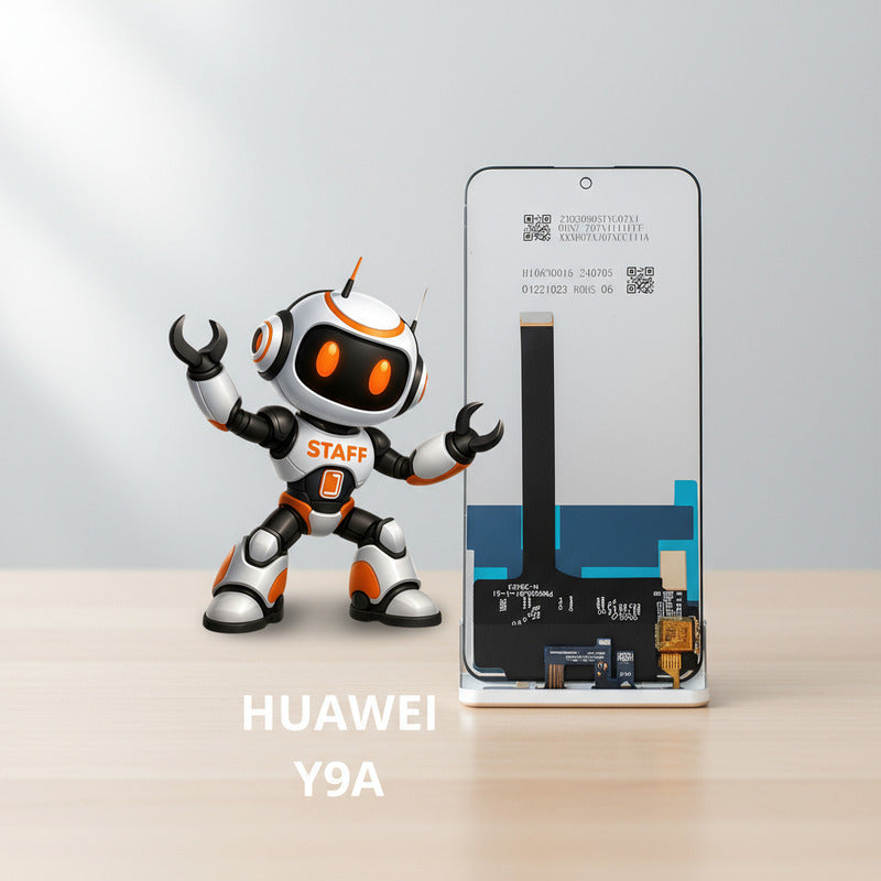 Pantalla Compatible Huawei Y9a /x10/  Alta Calidad Premium Negro