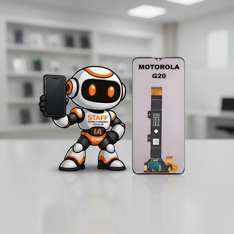 Pantalla  Compatible Motorola G20 Alta Calidad Premium Negro