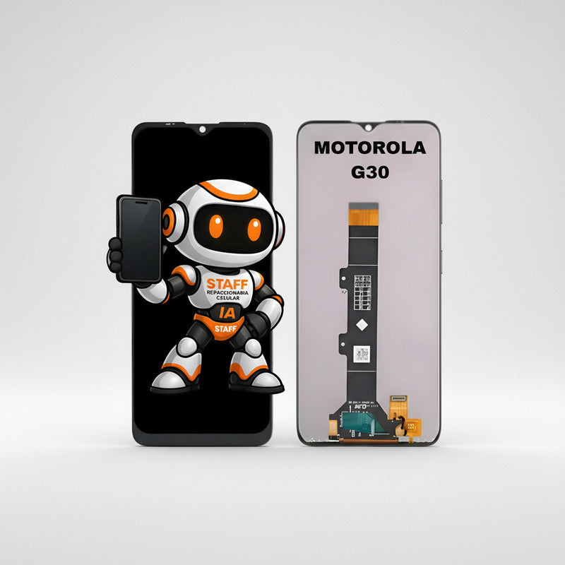 Pantalla  Compatible Motorola G30 Alta Calidad Premium Negro