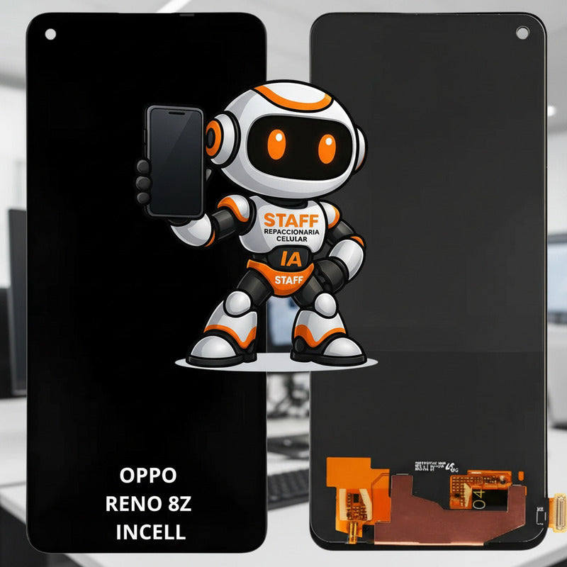Pantalla Compatible Oppo Reno 8z Ncell Calidad Premium Negro