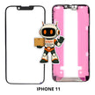 Glass Oca + Bisel Marco Negro iPhone 11 Alta Calidad Premium