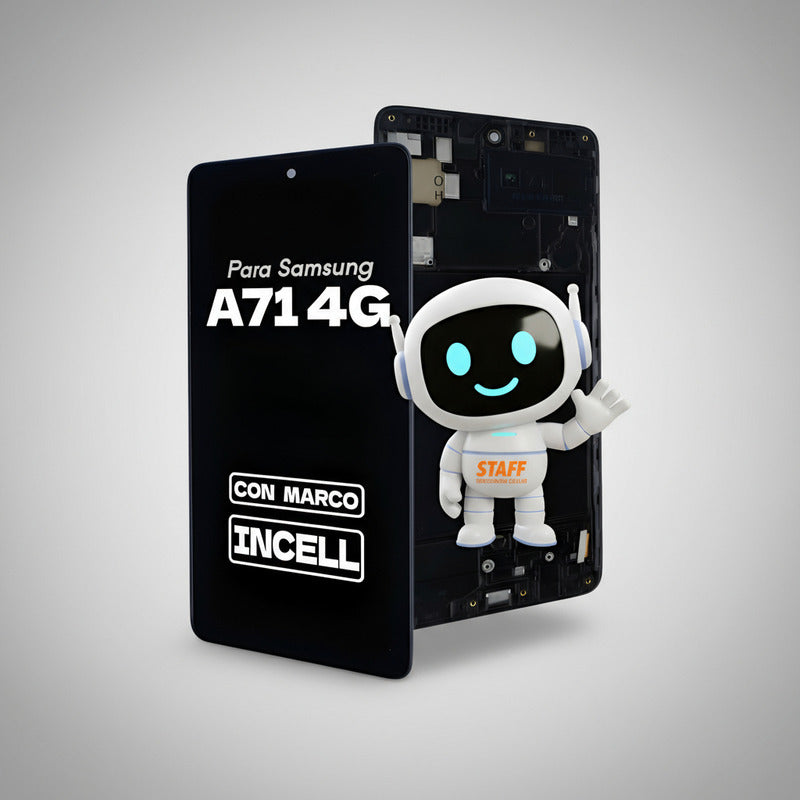 Pantalla Display Incell Para Samsung A71 4g Sm-a715 Marco Negro
