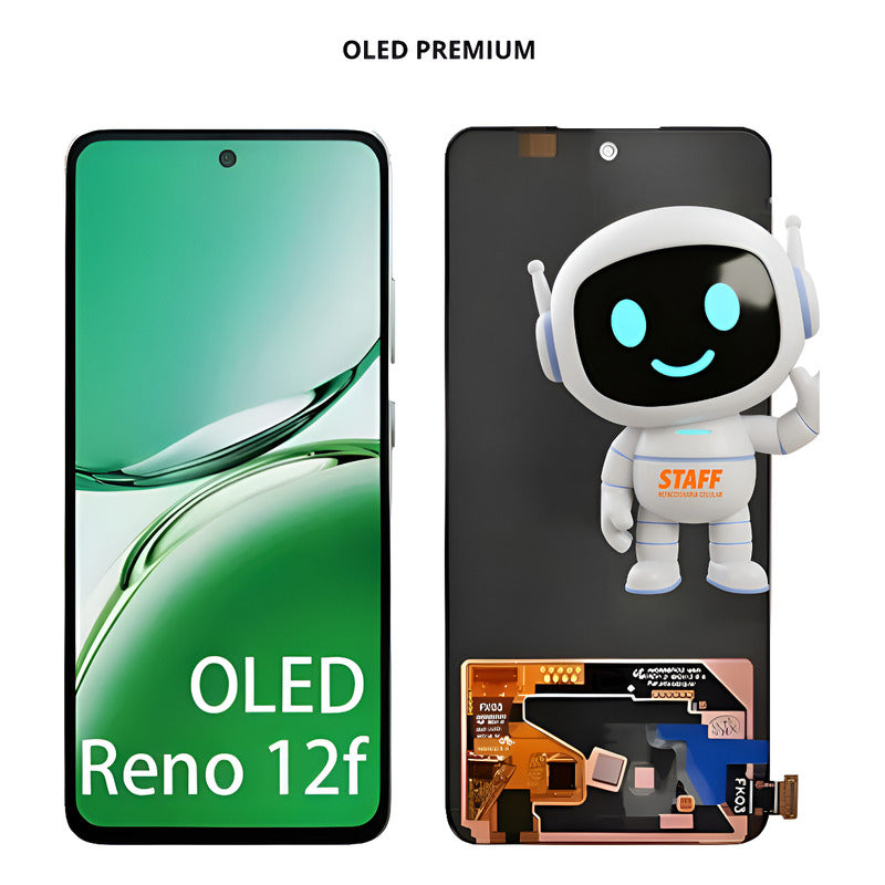 Pantalla Oppo Reno 12f Oled Premium Alta Calidad Negro
