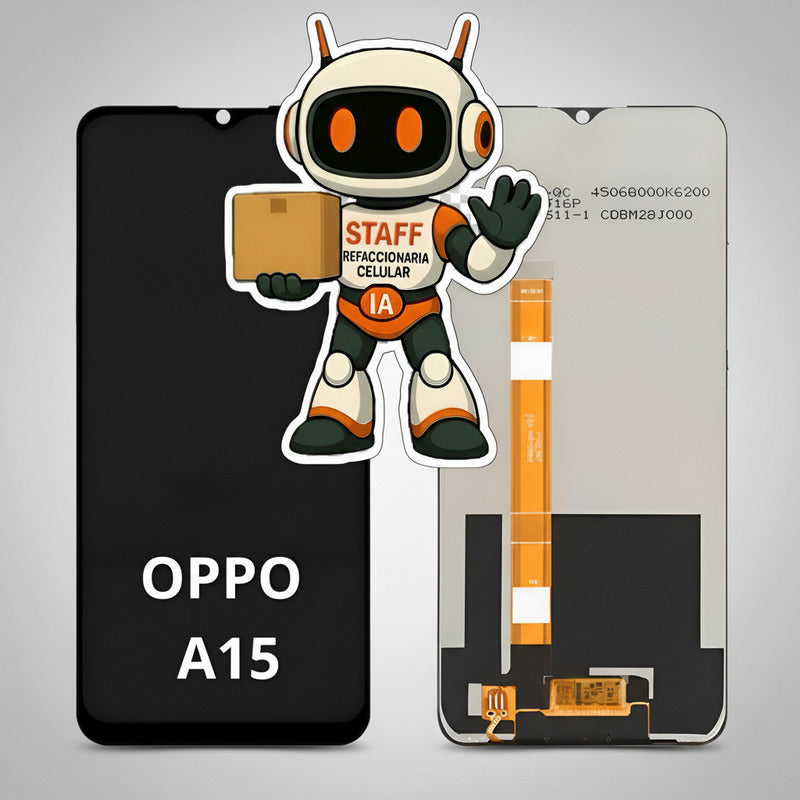 Pantalla Compatible Oppo A15 Alta Calidad Premium Negro