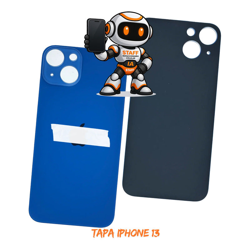 Tapa Trasera iPhone 13 Azul Alta Calidad Premium