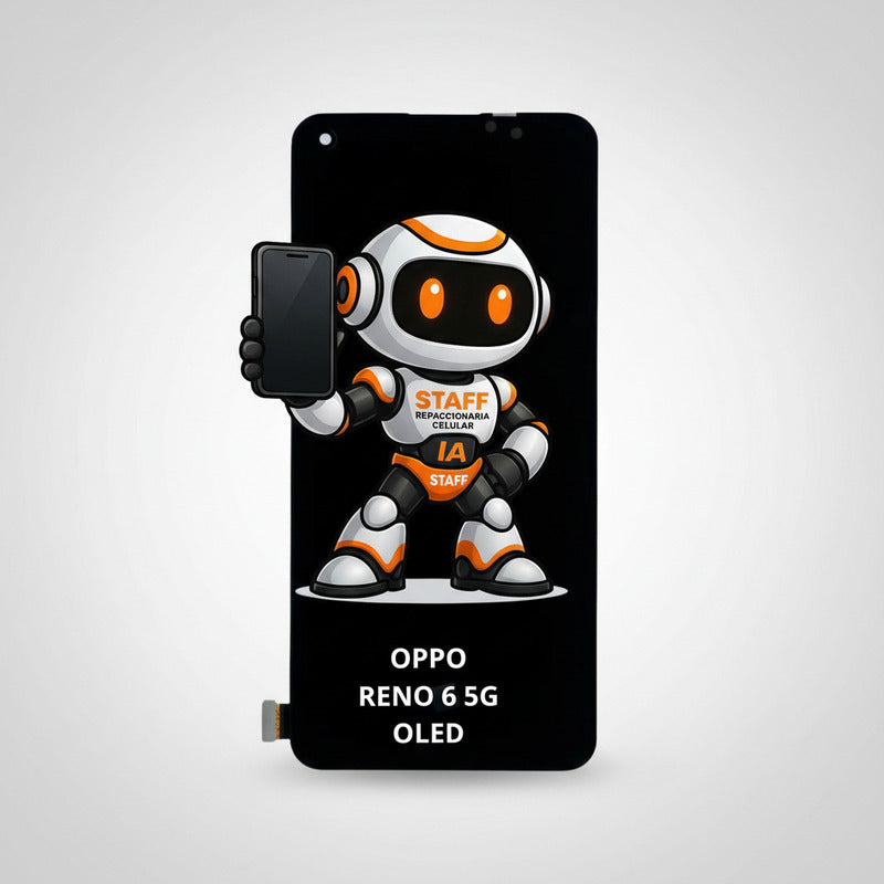 Pantalla Oppo Reno 6 5g Oled Cph2235 Alta Calidad Premium Negro