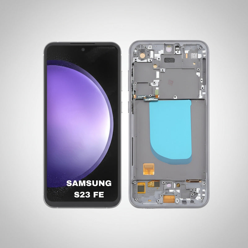 Pantalla Display Premium S23 Fe Táctil Con Marco Negro