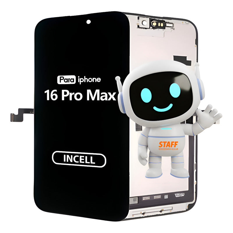 Pantalla Display Incell Para iPhone 16 Pro Max Calidad Hd Negro
