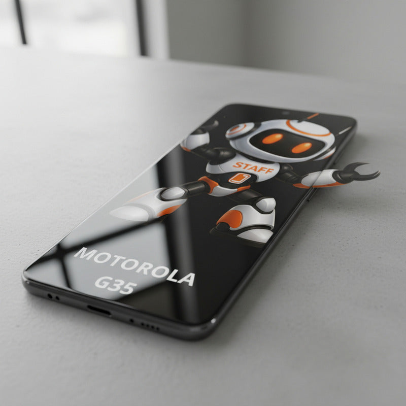 Pantalla Compatible Motorola G35 Alta Calidad Premium Negro