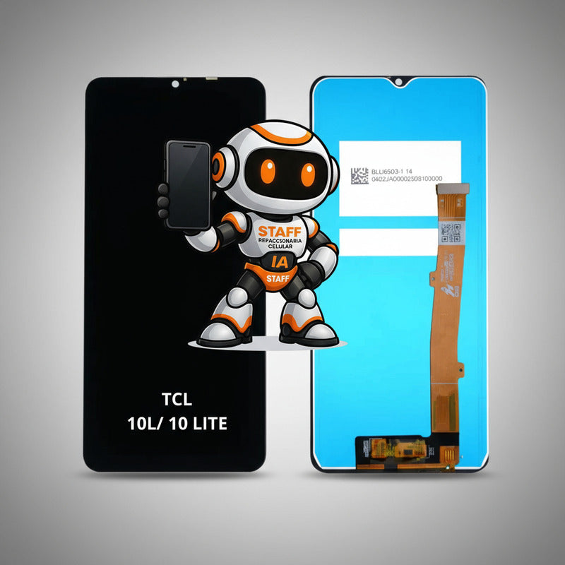 Pantalla Compatible Tcl 10l 10 Lite T770h, Calidad Premium Negro