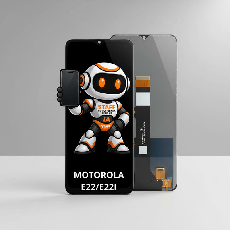 Pantalla Compatible Motorola E22 /e22i Alta Calidad Premium Negro