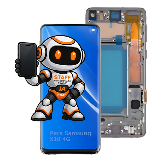 Pantalla Samsung S10 C Marco  Alta Calidad Premium