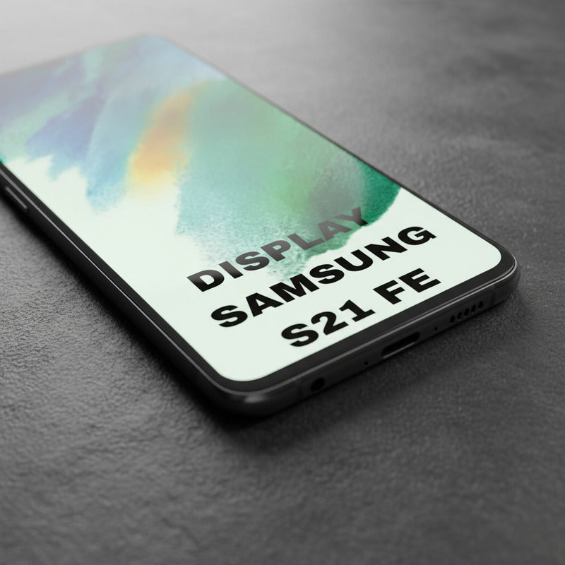 Pantalla Compatible Samsung S21 Fe Premium C Marco Negro