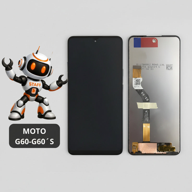 Pantalla Compatible Motorola G60 G60s Alta Calidad Premium Negro
