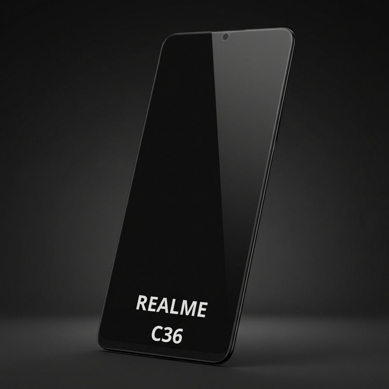 Pantalla Compatible Realme C36 Alta Calidad Premium Negro