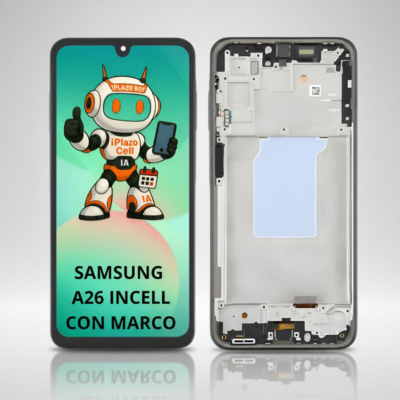 Pantalla Sasmung A26 A266 Incell Con Marco Calidad Premium Negro