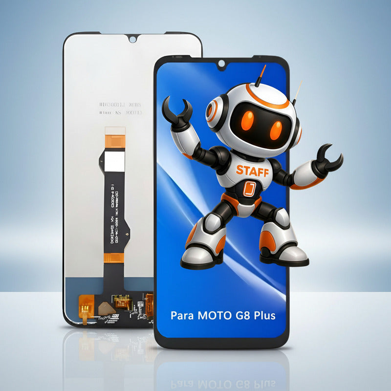 Pantalla Compatible Motorola G8 Plus Alta Calidad Premium Negro