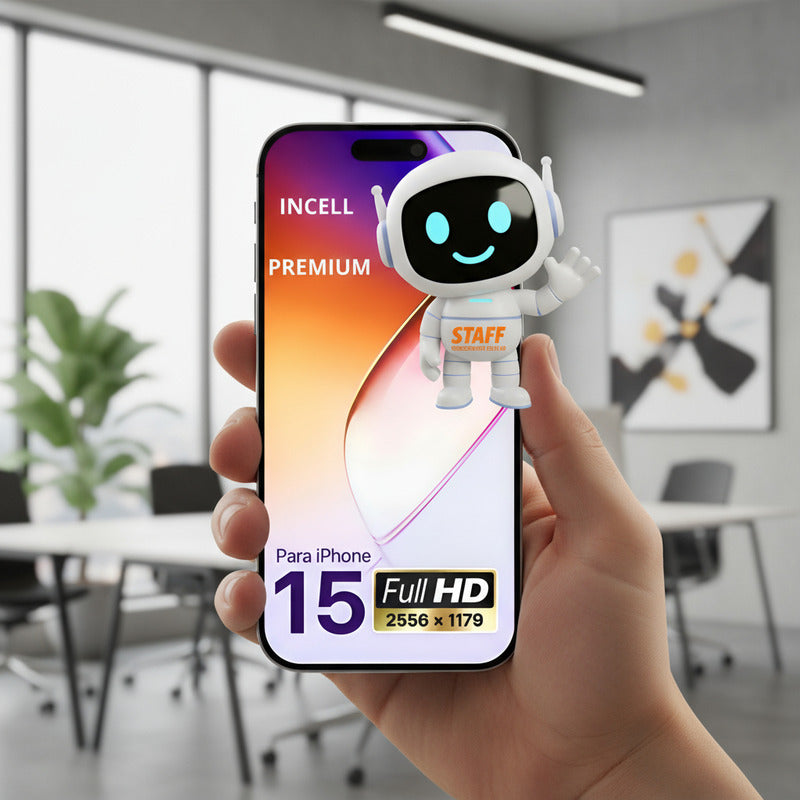 Pantalla Para iPhone 15 Calidad Incell Fhd Premium Negro