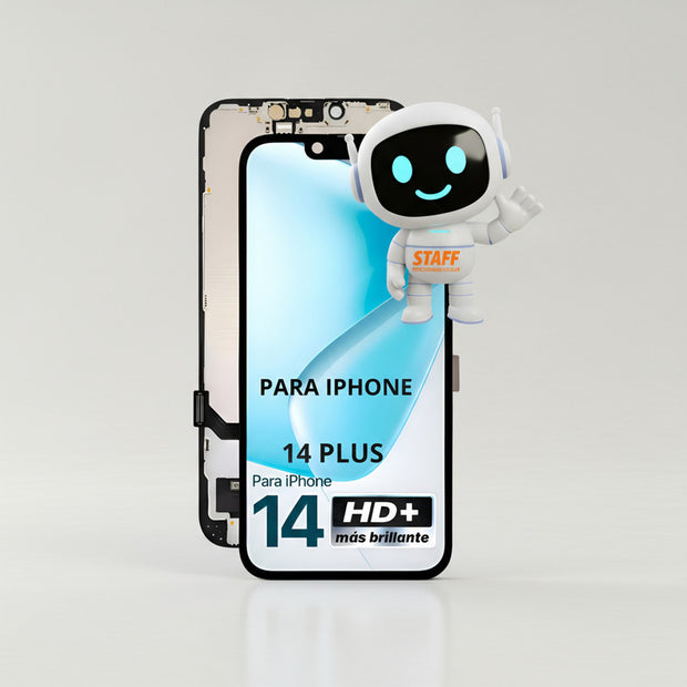 Pantalla Módulo Display/táctil Staff Cedis Compatible Con iPhone 14 Plus Negro