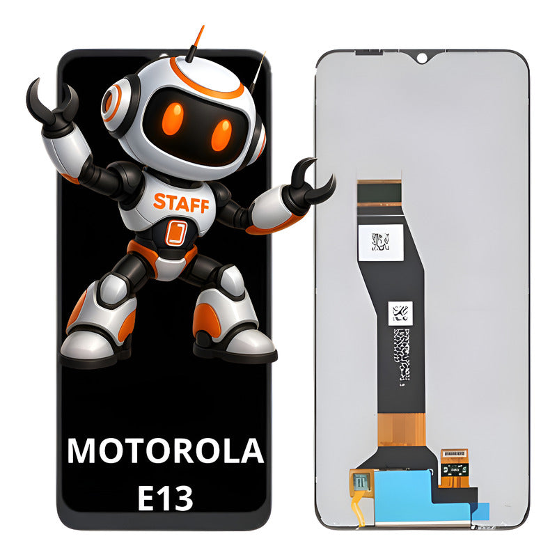 Pantalla Compatible Motorola E13  Alta Calidad Premium Negro
