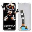Pantalla Compatible Motorola E13  Alta Calidad Premium Negro