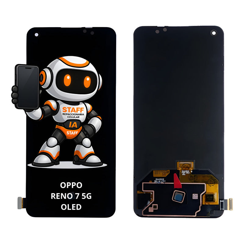 Pantalla Oppo Reno 7 5g Oled Cph2371 Alta Calidad Premium Negro