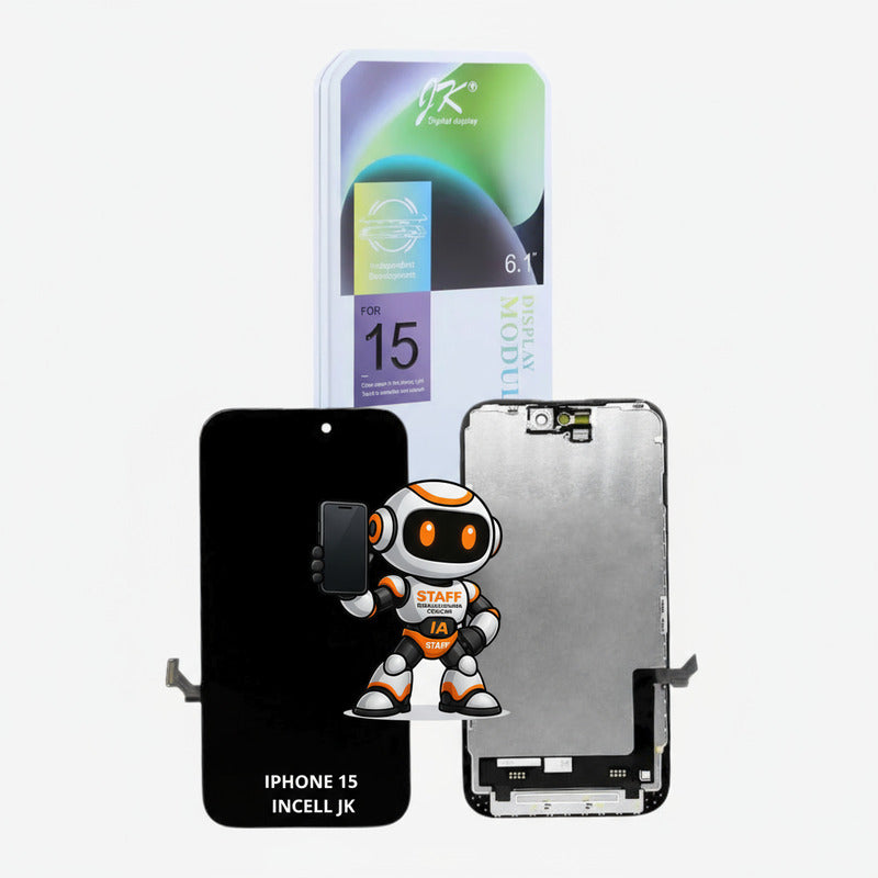 Pantalla iPhone 15 Incell Jk Alta Calidad Premium Negro