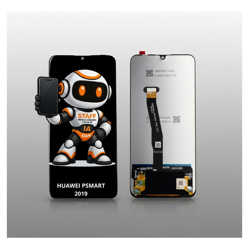 Pantalla Huawei Psmart 2019 Pot- Lx3 Calidad Premium Negro