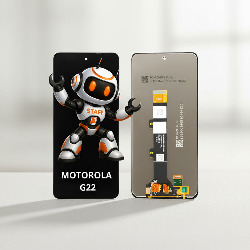 Pantalla Compatible Motorola G22  Alta Calidad Premium Negro