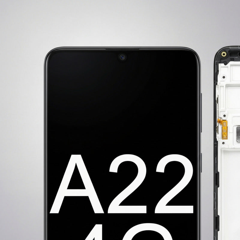Pantalla Samsung A22 4g Incell C/ Marco A225 Calidad Premium Negro