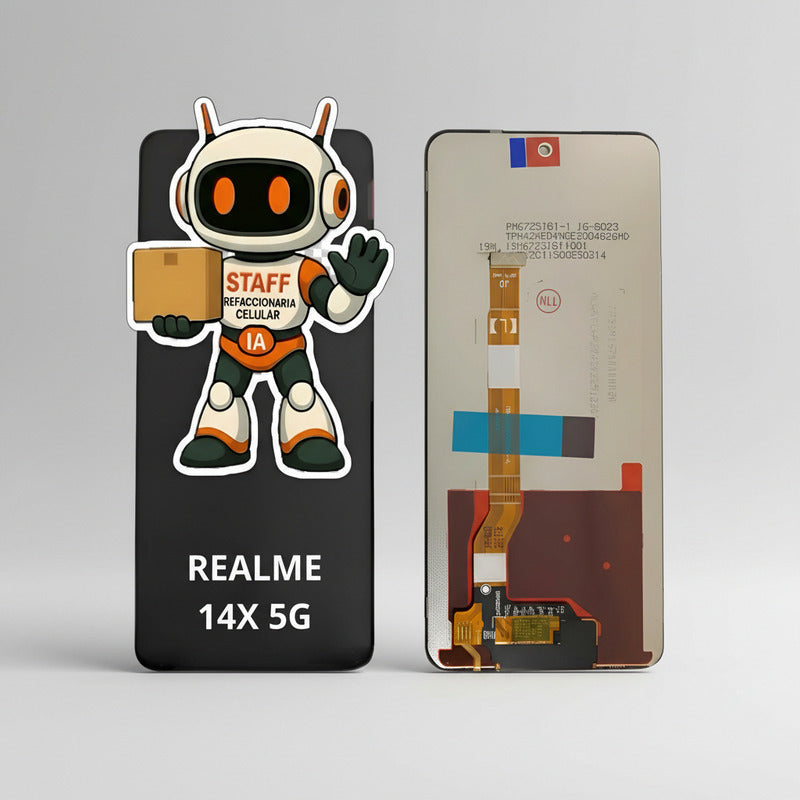 Pantalla Compatible Realme 14x 5g  Alta Calidad Premium Negro