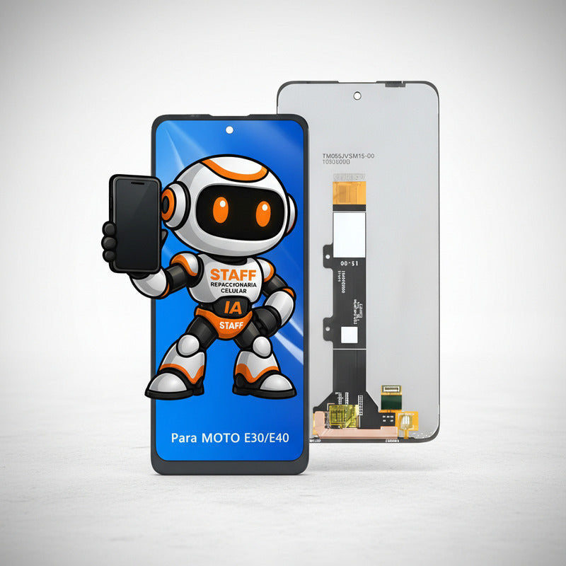 Pantalla Compatible Motorola E30 Alta Calidad Premium Negro