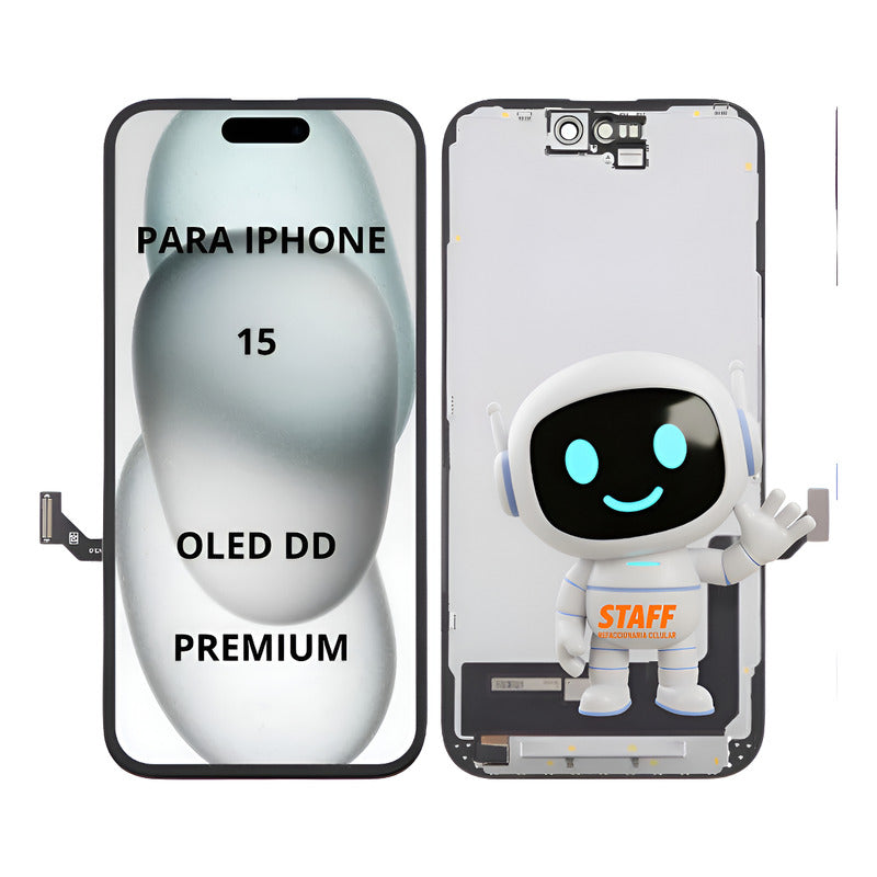 Pantalla Premium Para iPhone 15 Calidad Oled Dd Negro