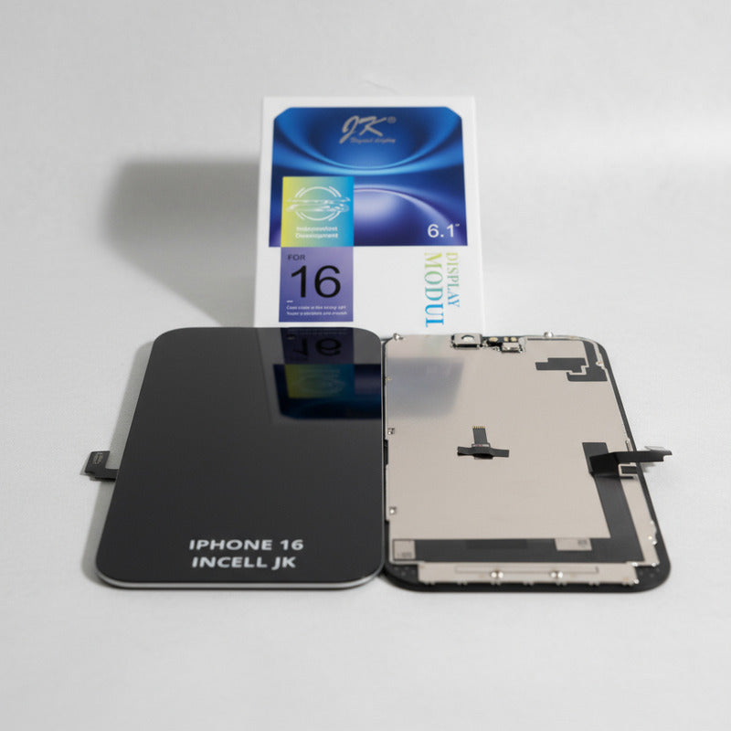 Pantalla iPhone 16 Incell Jk Alta Calidad Premium Negro