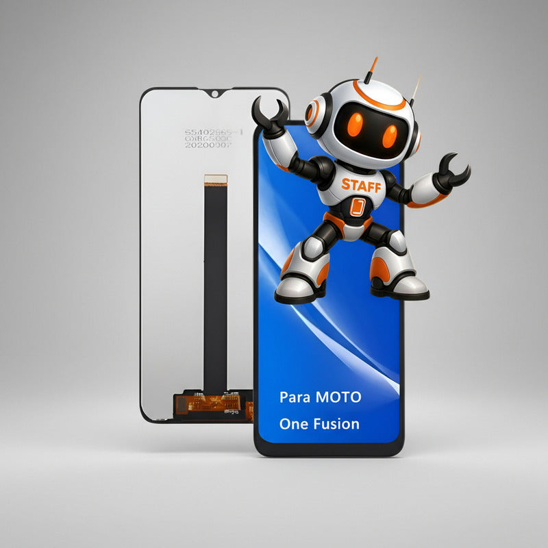 Pantalla Compatible Motorola One Fusion Alta Calidad Premium Negro