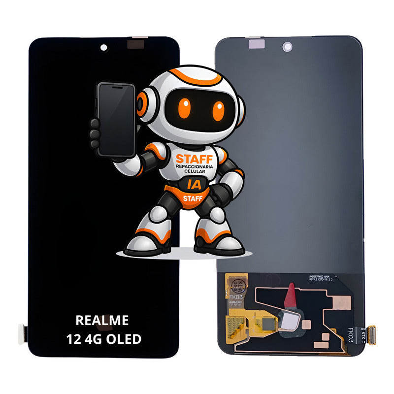 Pantalla Compatible Realme 12 4g Oled Alta Calidad Premium Negro