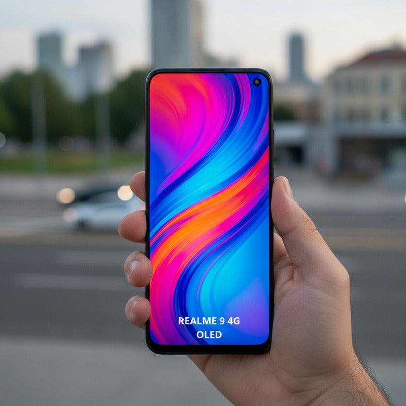 Pantalla Compatible Realme 9 4g Alta Oled  Calidad Premium Negro