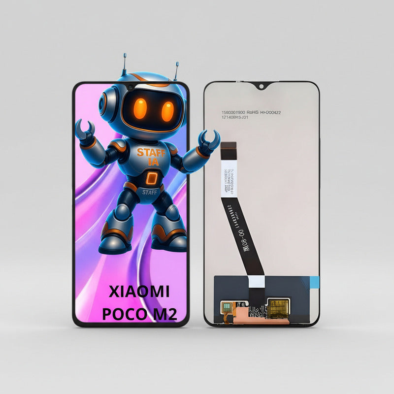 Pantalla  Compatible Xiaomi Poco M2 Alta Calidad Premium Negro
