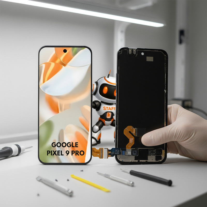 Pantalla Compatible Google Pixel 9 Pro Alta Calidad Premium Negro