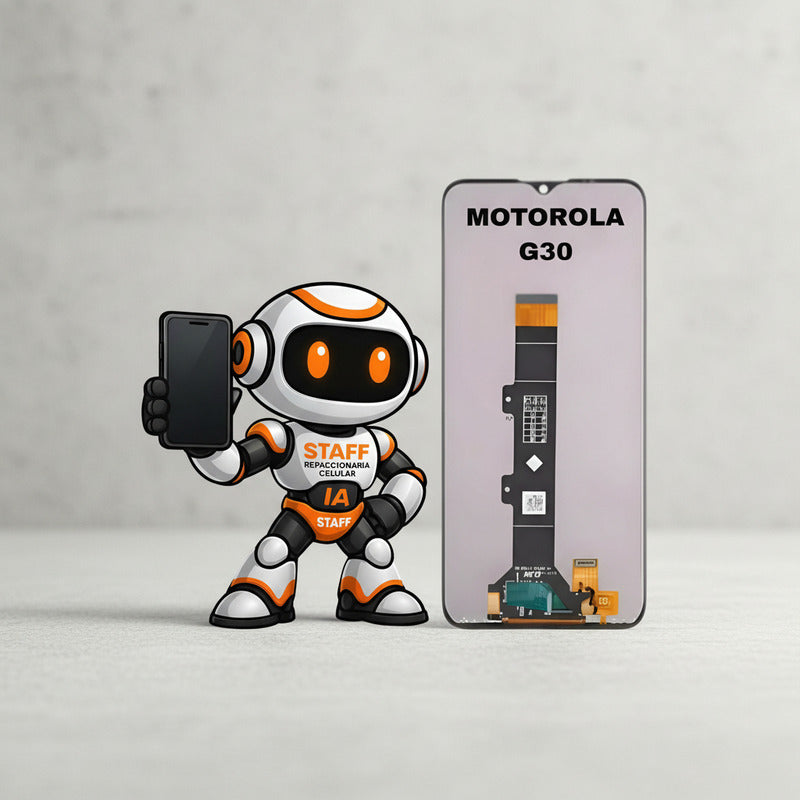 Pantalla  Compatible Motorola G30 Alta Calidad Premium Negro