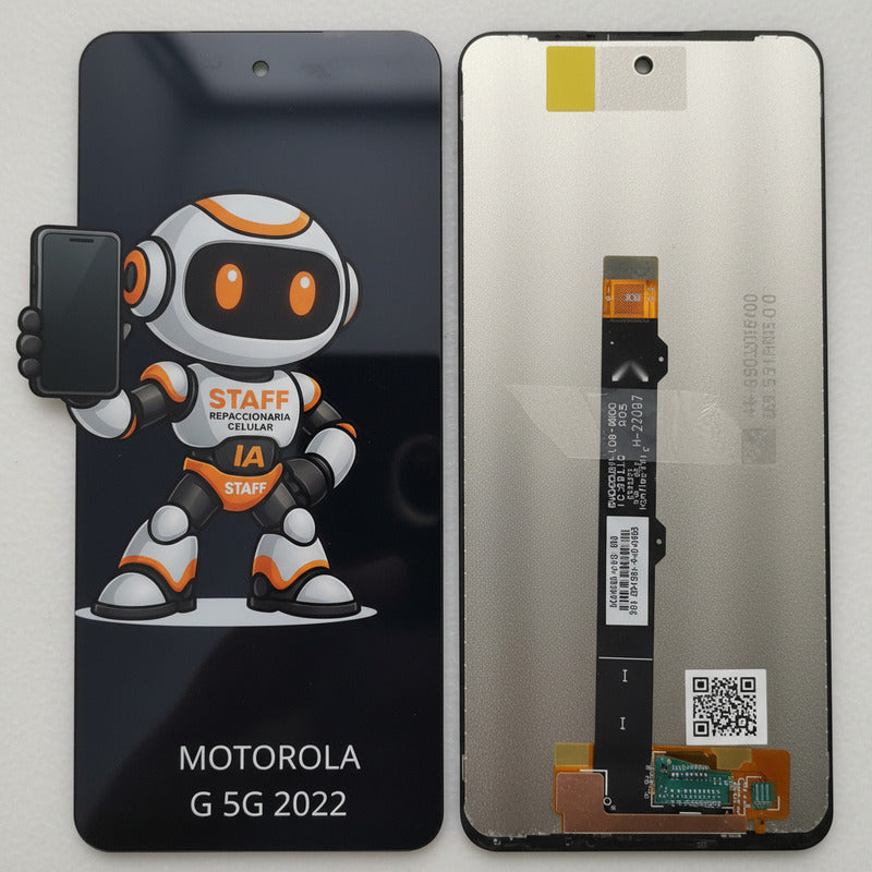 Pantalla  Motorola G 5g 2022 Xt2213 Alta Calidad Premium Negro